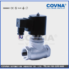 pilot operated piston valve steam stainless steel 2" normal close solenoid valve